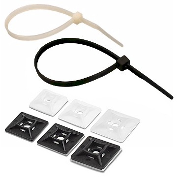เข็มขัดรัดสายไฟ (Cable Tie & Mount)