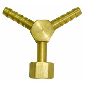 สามทางเกลียวในทองเหลือง (Y Joint Nipple Brass)
