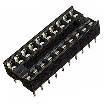 ซ็อกเก็ตไอซี 2.54 mm. IC Socket Stamp Pin