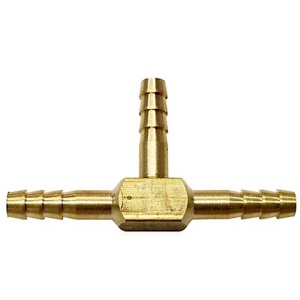 สามทางเสียบสายทองเหลือง (T-Type Tube Union Brass)