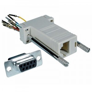 Modular Jack to D-Sub Adaptor Female